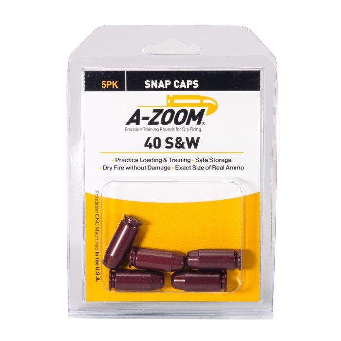 A-ZOOM .40 S&W Snap Caps