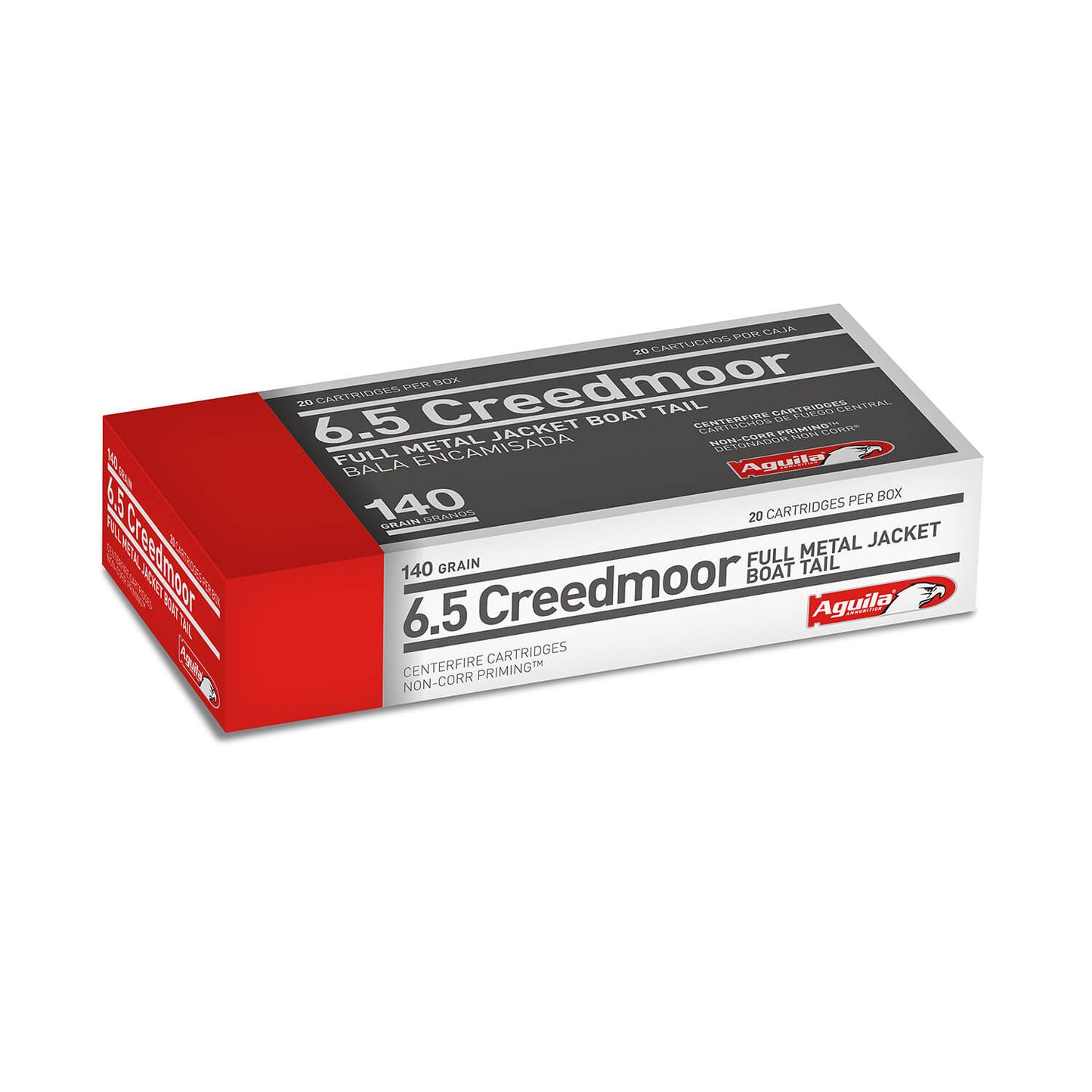 Aguila, 6.5 Creedmoor, FMJ BT, 140 gr. (20 rnds)