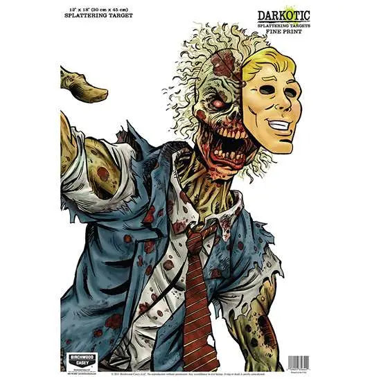 Birchwood Casey Humanoid Darkotic Zombie Lawyer Target 8PK