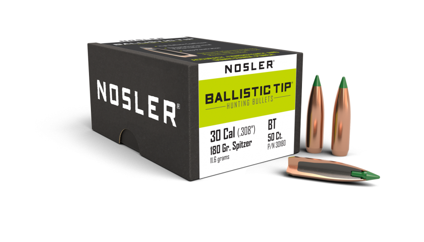 30 Caliber 180gr Ballistic Tip Hunting