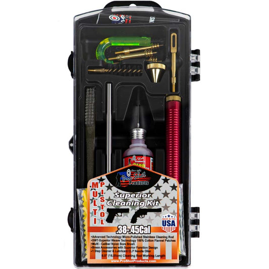 Pro-Shot 38-45cal Pistol cleaning Kit