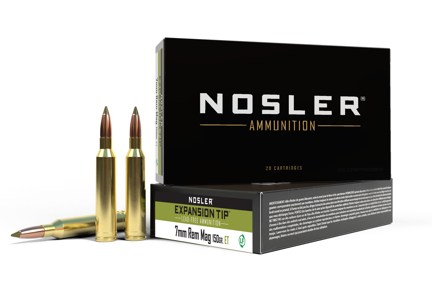 Nosler E-TIP 7mm Remington Magnum 150gr (20)