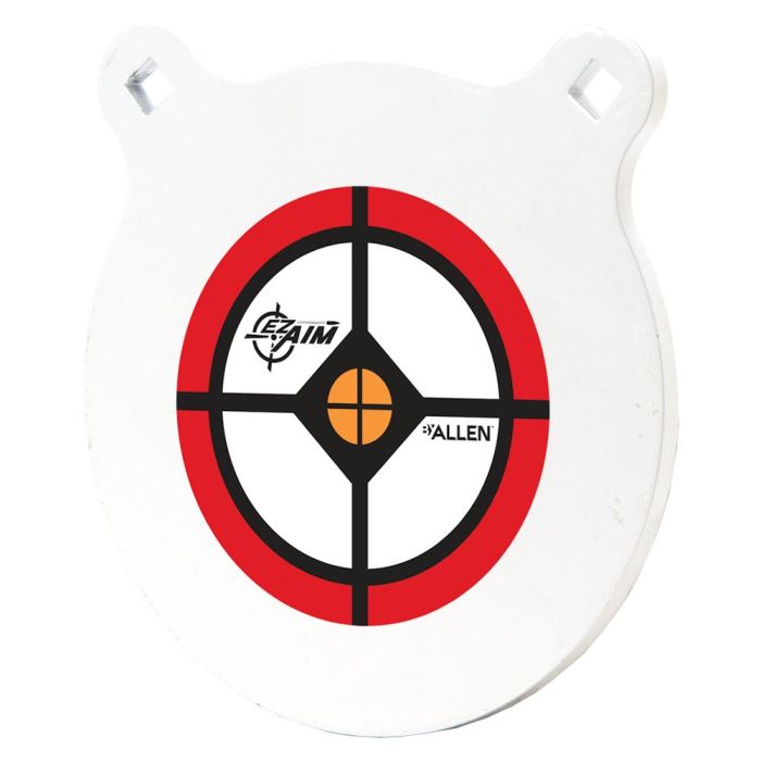 Allen EZ Aim 8" AR500 Steel Gong Shooting Target, White