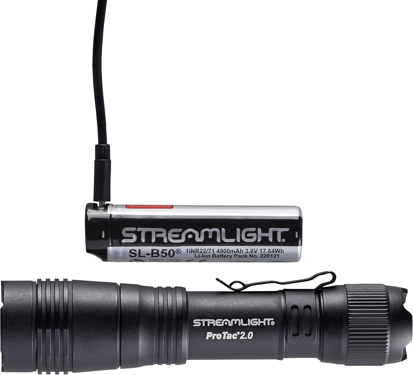 STREAMLIGHT PROTAC 2.0 - USB-C CORD, NYLON HOLSTER, SL-B50