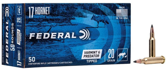 17 HORNET 20GR TIPPED VARMINT 50 RD