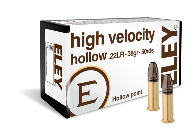 Eley High Velocity, .22 LR, HP, 38 gr. (50 rnds)
