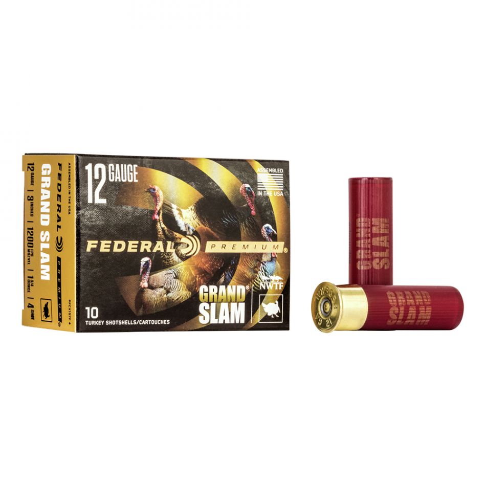 FEDERAL Premium GRAND SLAM 12GA 3", 1-3/4oz, #4