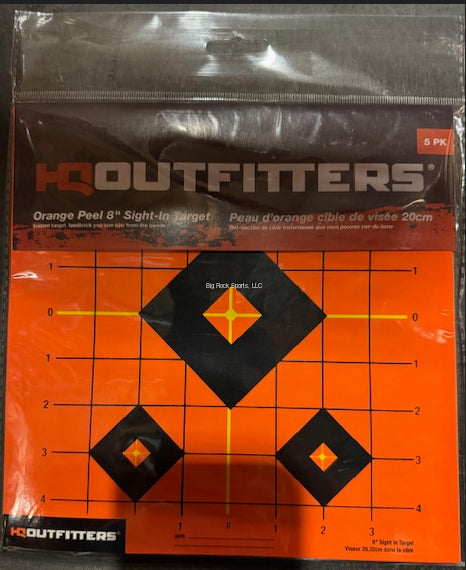 HQ Outfitters Orange Peel Sight in 8"x8", 5pk