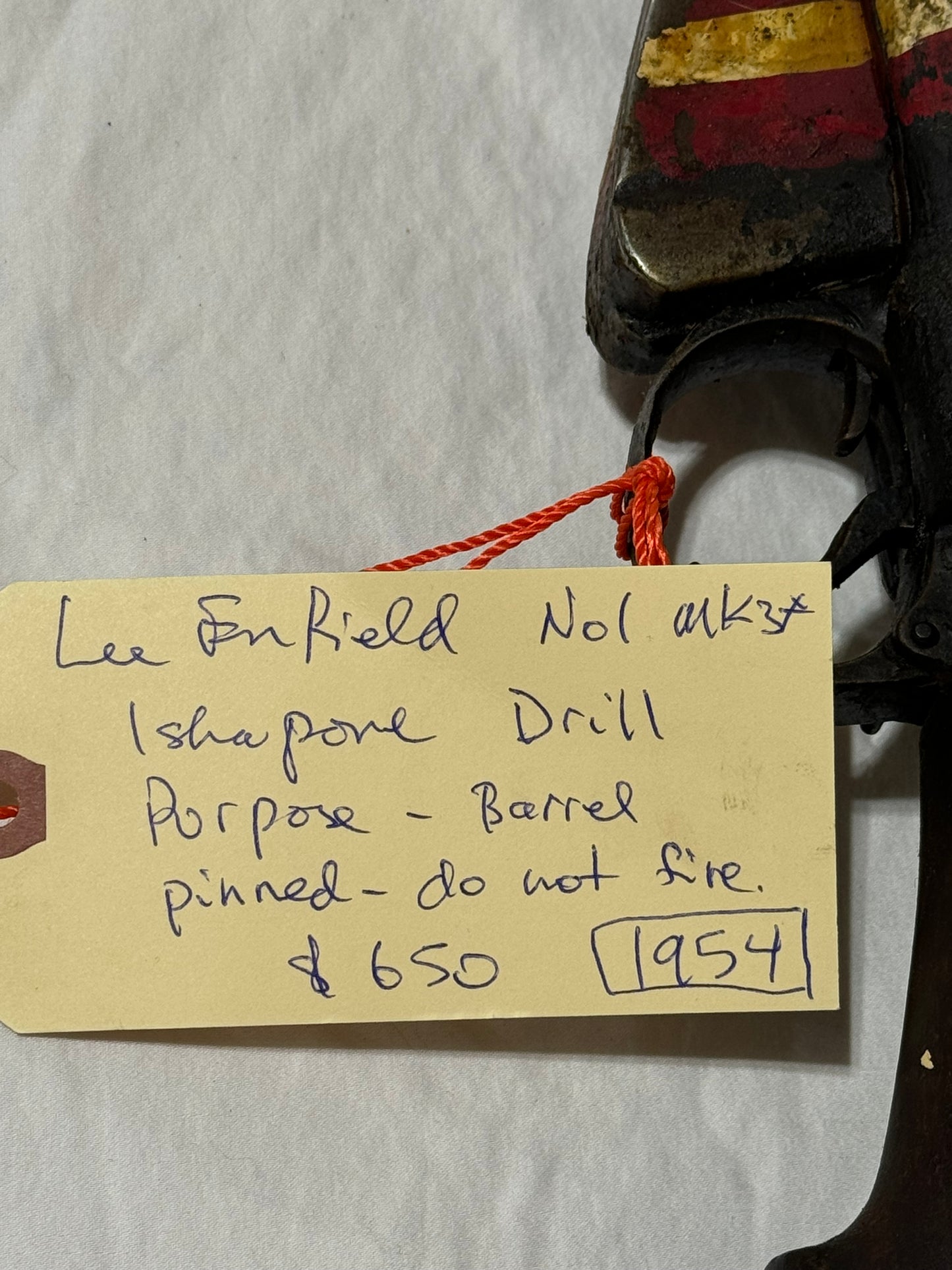 Lee Enfield Drill Purpose Ishapore No.1 MkIII*