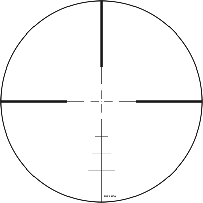ZeroTech Thrive HD 2.5-15x50mm PHR II Reticle