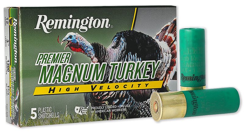 Remington Premier Magnum Turkey High Velocity, 12 Gauge, 5 Shot, 3 in, 1 3/4 oz, 1300 fps