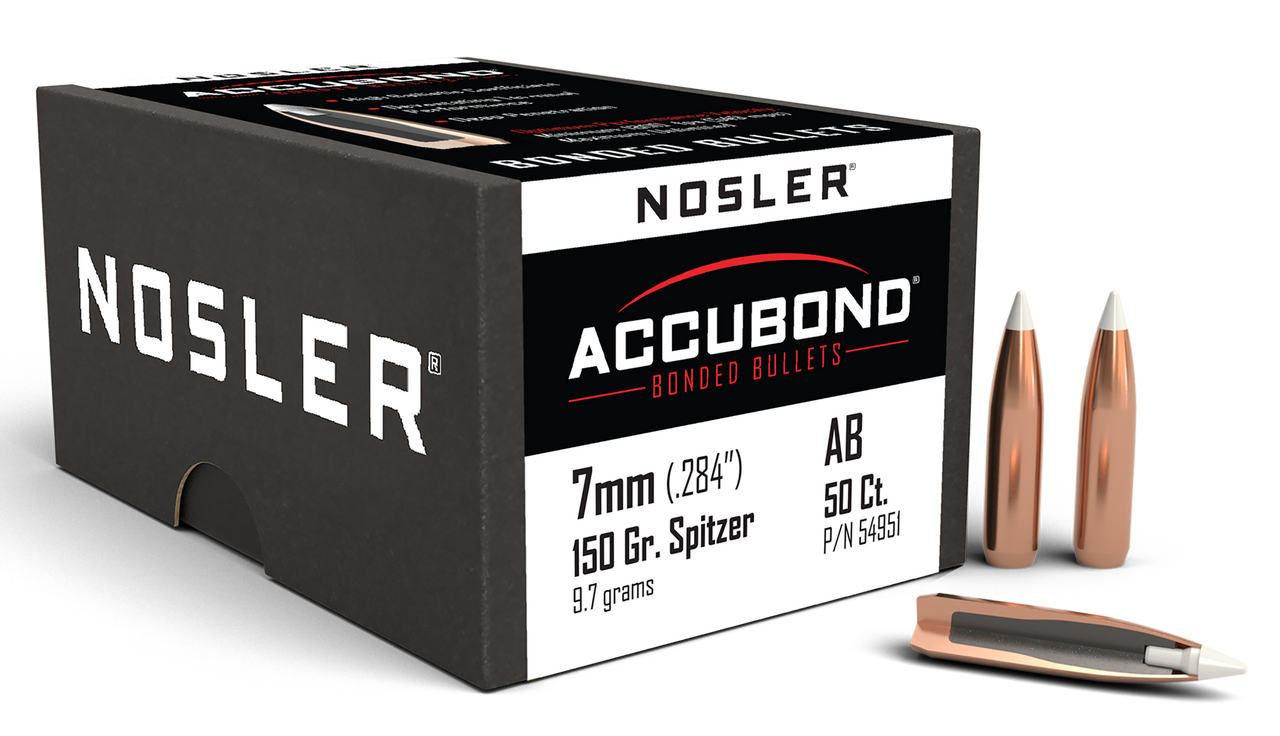 Nosler Accubond .284 (7mm) 150gr Spitzer (50)