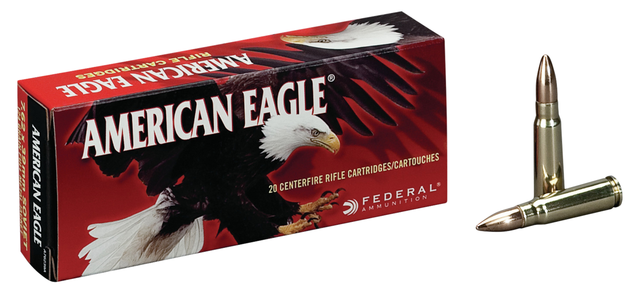 Federal American Eagle 7.62x39 124gr FMJ