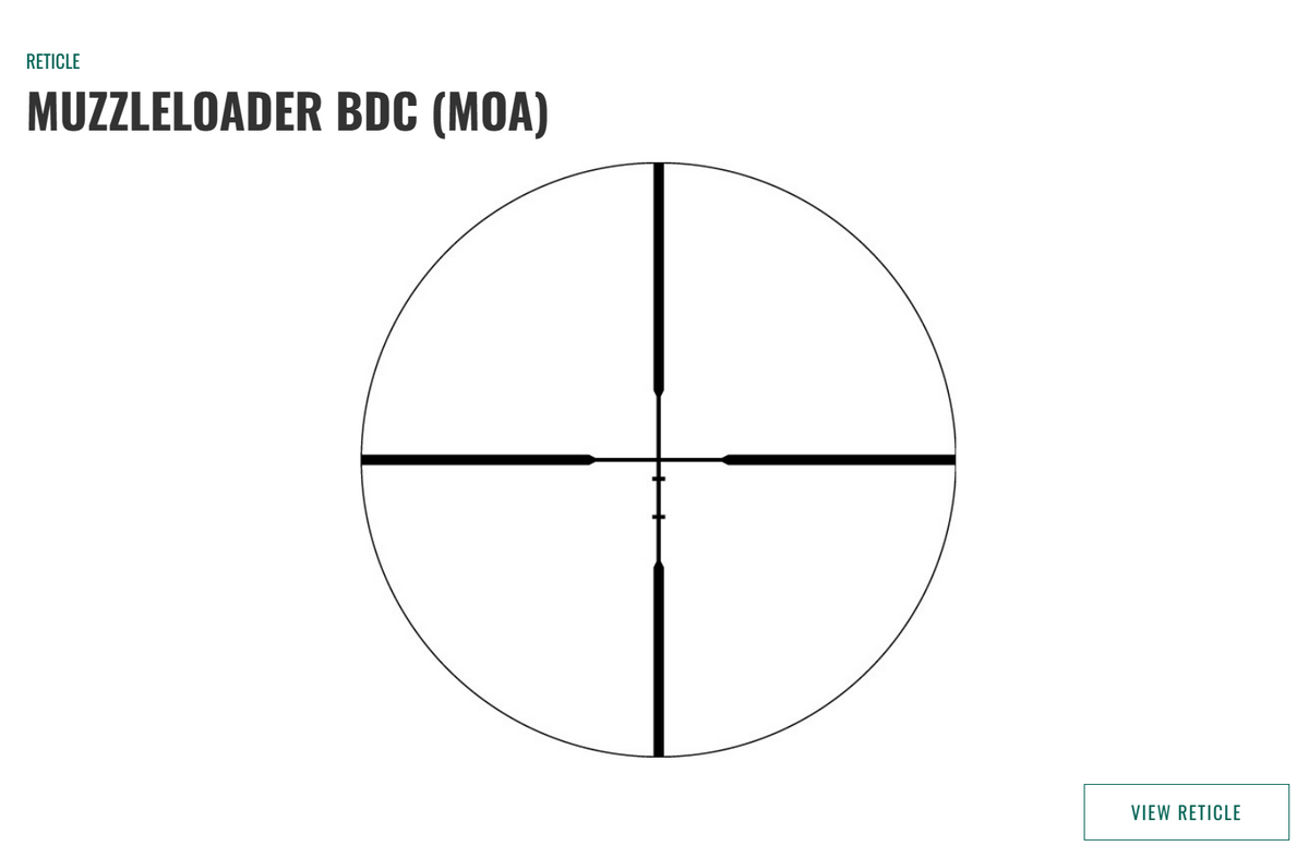 Crossfire HD 3-9x40 SFP 1-Inch Muzzleloader BDC MOA