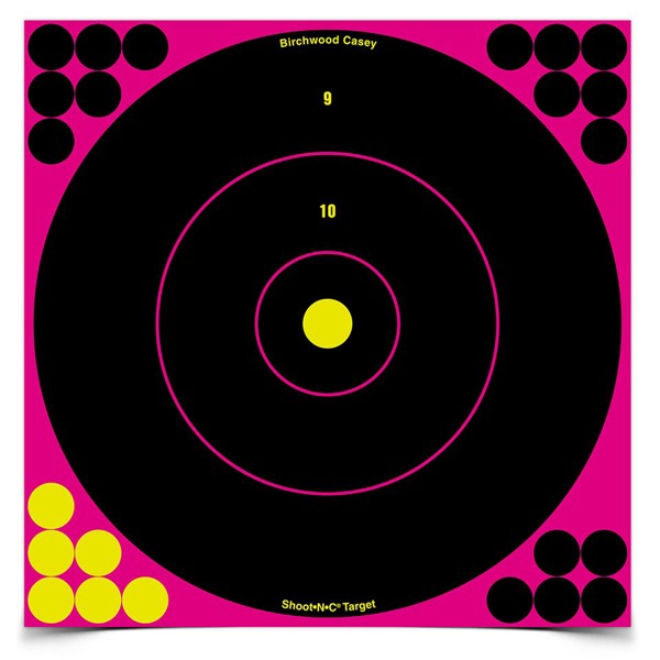 Birchwood Casey 12" Shoot-n-C Bullseye Target (5)