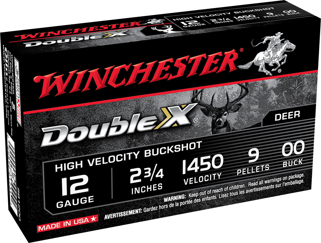 Winchester SB1200 Double X High Velocity 12 Gauge 00 Buckshot – 5 Rounds