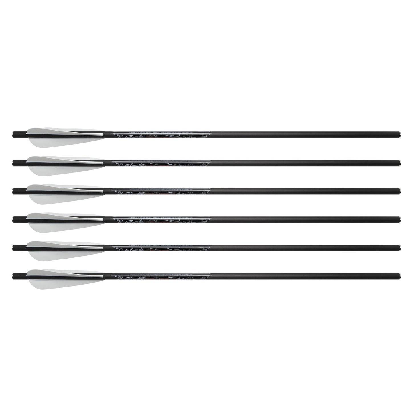 FireBolt Carbon Arrows, 20" (72 Pack) For use on all Traditional crossbows
