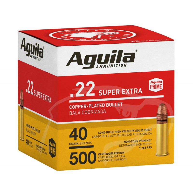 Aguila .22 Super Extra 40gr 500rd 1255FPS