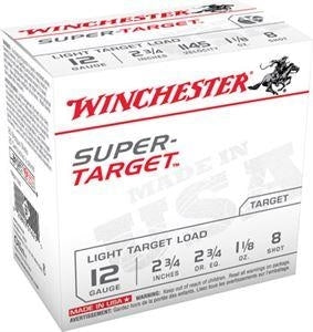 SUPER-X SUPER TARGET 12 GA. 2.75" 1.1/8OZ. #8