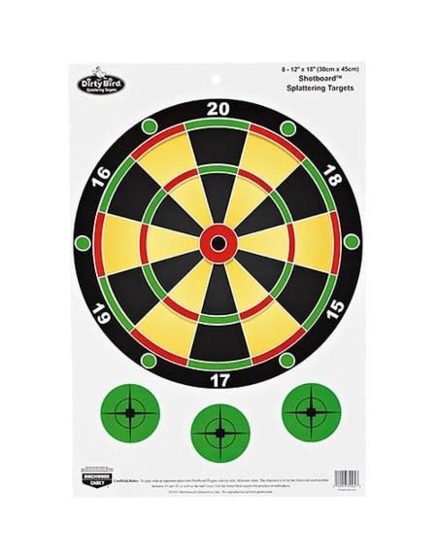 Birchwood Casey Pre Game Dartboard Target