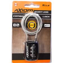 AXIOM Combination Cable Lock 30cm