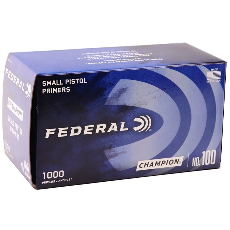 Federal Small Pistol Primers #100