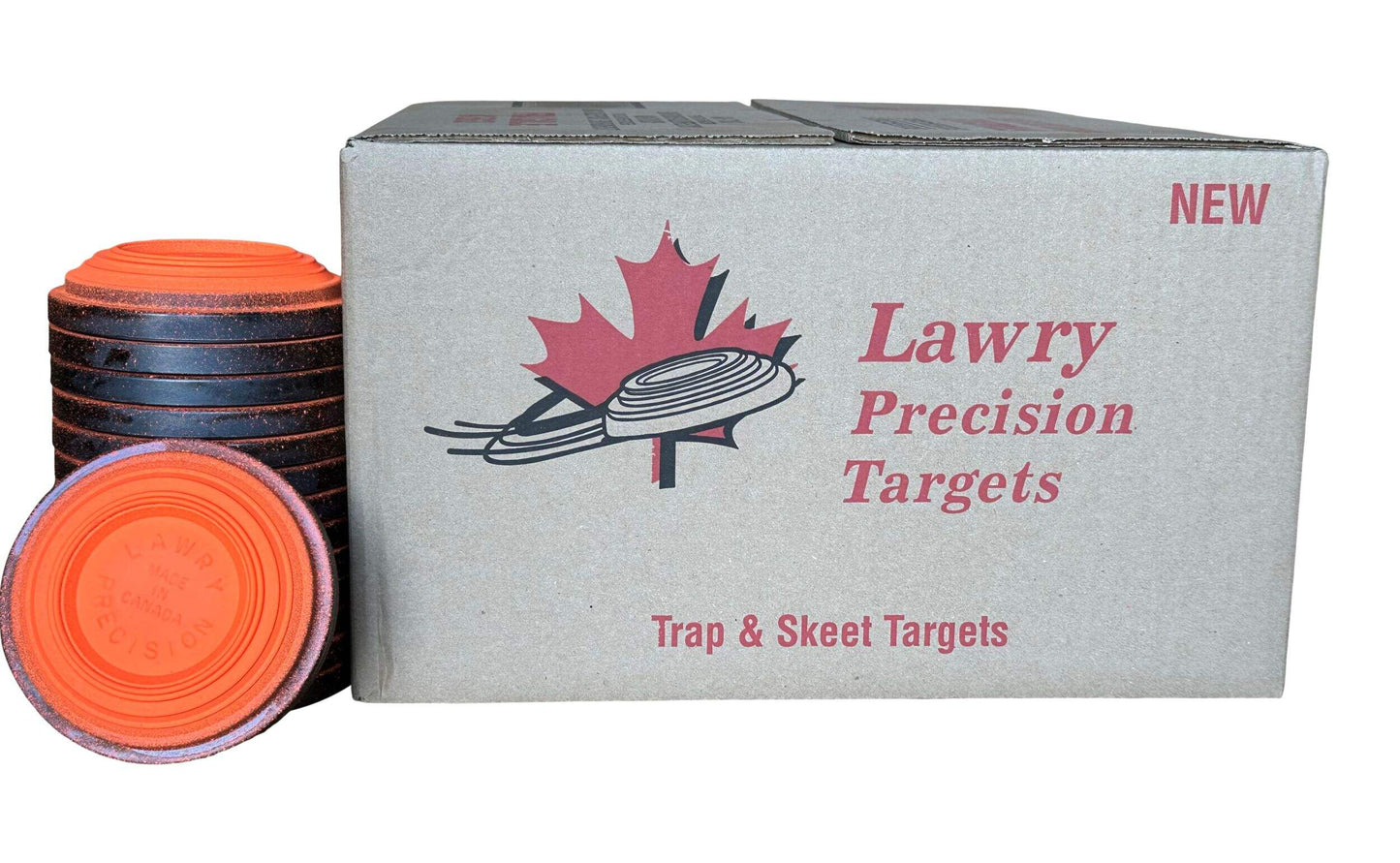 Clays - Lawry Precision Trap & Skeet Clays MADE IN CANADA - 135 per case