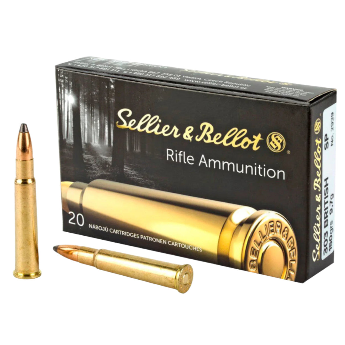Sellier & Bellot .303 British 180GR SP