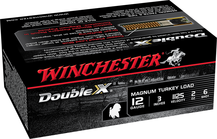 Winchester Double X Magnum Turkey 12 Gauge 3" 2 oz #6 Copper-Plated Lead Shot (10)