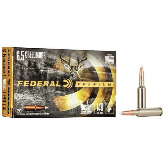 Federal 6.5 Creedmoor 140gr Nosler Accubond (20)