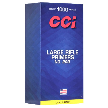 CCI Large Rifle Primers #200 (100)