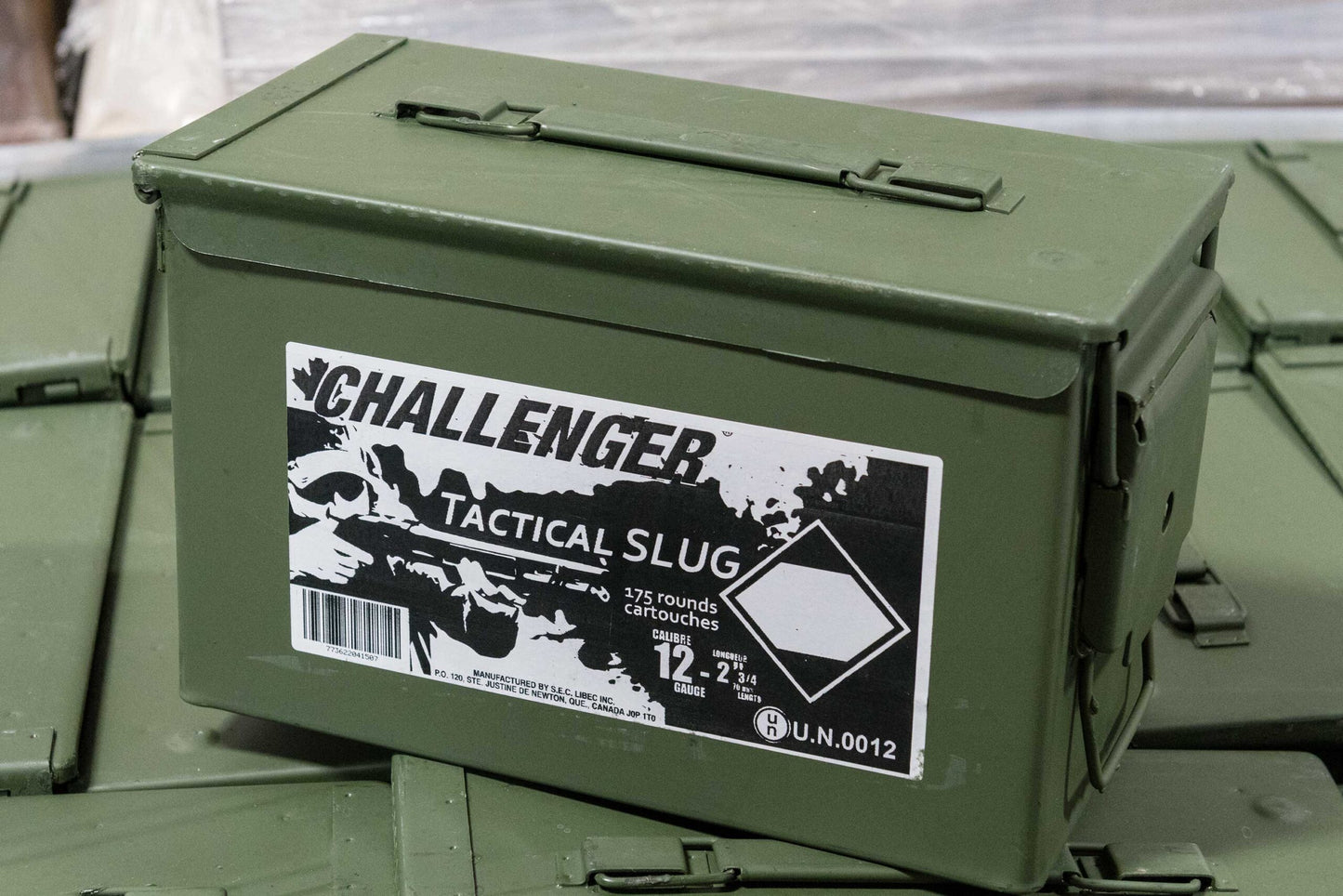 CHALLENGER 12GA. 2 3/4” Tactical slug 175 Pack