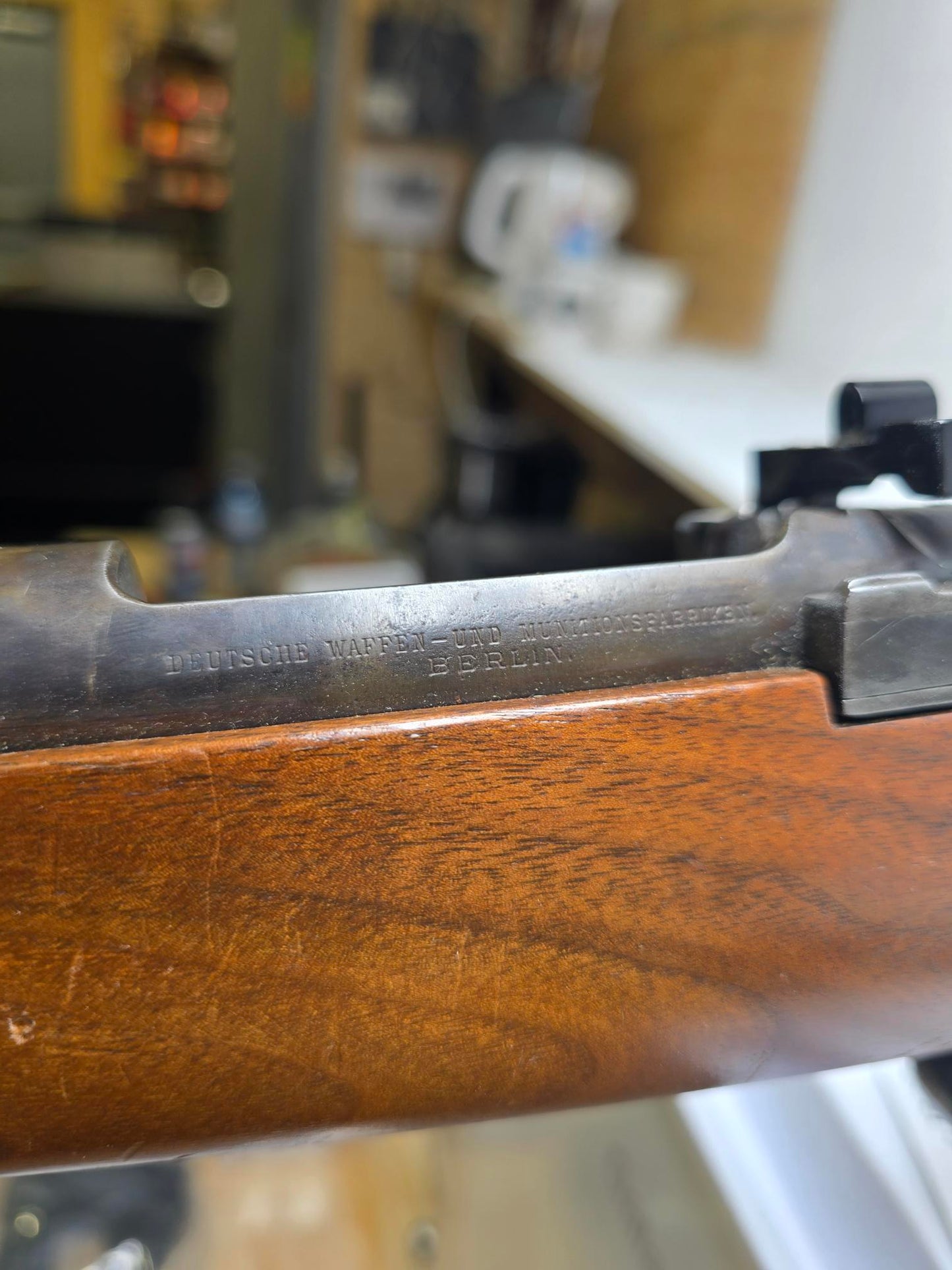 1893 Mauser Bishop Sporter with William's Peep Sight & Lyman Barrel Sight