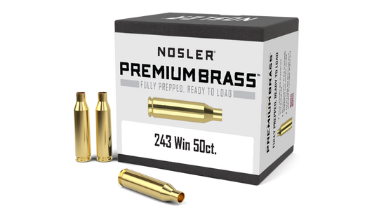 Nosler 243 Win Premium Brass (50ct)