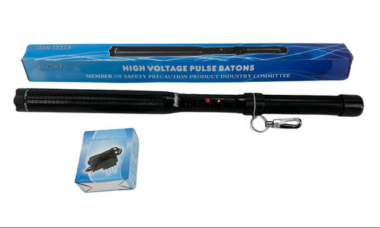 ShockGuard Flashlight/ Stun Baton 1000KV - Aluminum Black