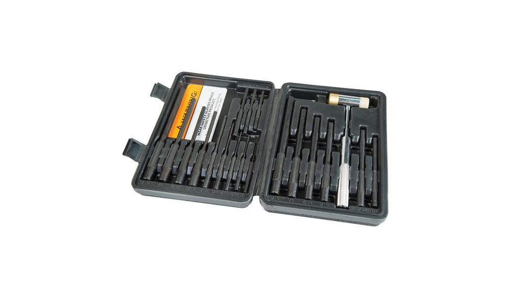 Wheeler Master Roll Pin Punch Set