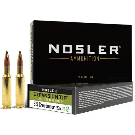 Nosler E-TIP 6.5 Creedmoor 120gr Lead free (20)