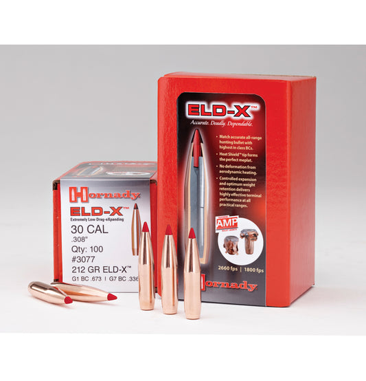 .264 DIA 6.5MM 143GR ELD-X BULLETS