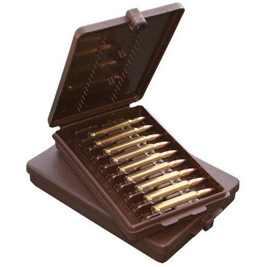 MTM Case Guard Case-Gard 9-Rounds Rifle Ammo Wallet, Brown
