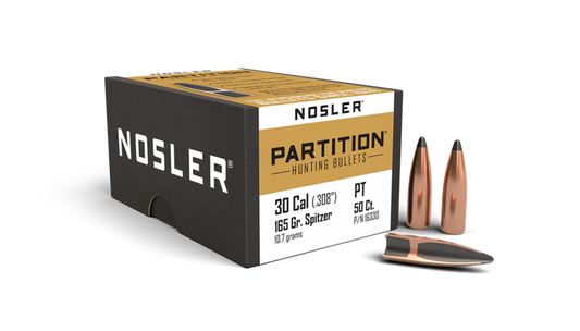 30 Caliber 165gr Partition