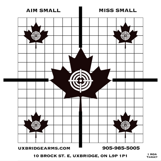 Uxbridge Arms 1MOA 18x18 Target (50 Pack)