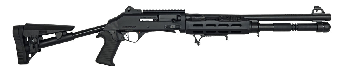 Federation Firearms SA-4 Competition, Semi Auto, 12 Gauge, 3" Chamber, 18.7" Barrel
