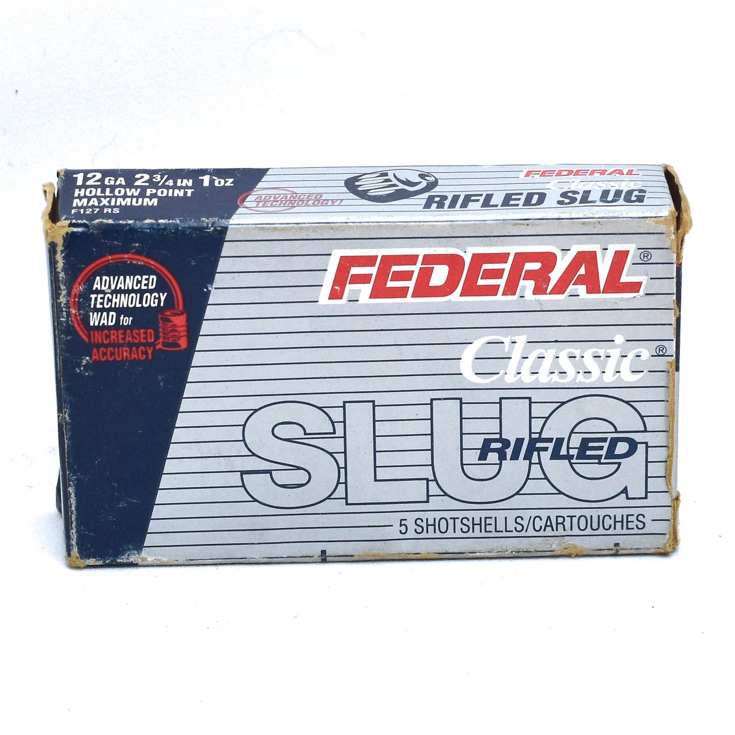 Federal, 12 Gauge, 2-3/4", HP Rifled Slug, 1 oz. (5 rnds)