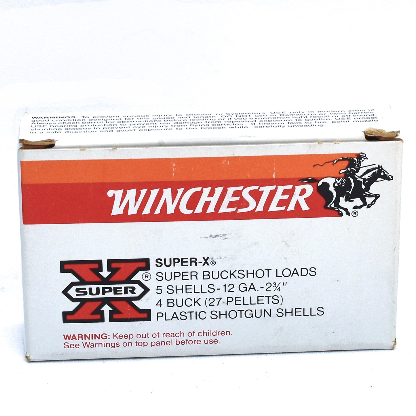 Winchester Super-X, 12 Gauge, 2-3/4", 4 Buck, 27 Pellet (5 rnds)