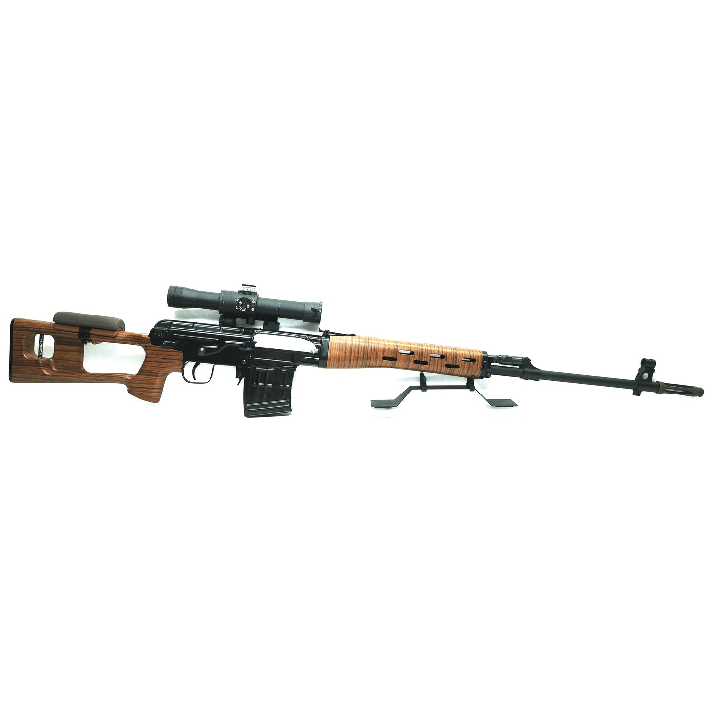 AIRSOFT Dragunov SVD w/ Real POSP Scope, Gas Blowback, Semi-auto