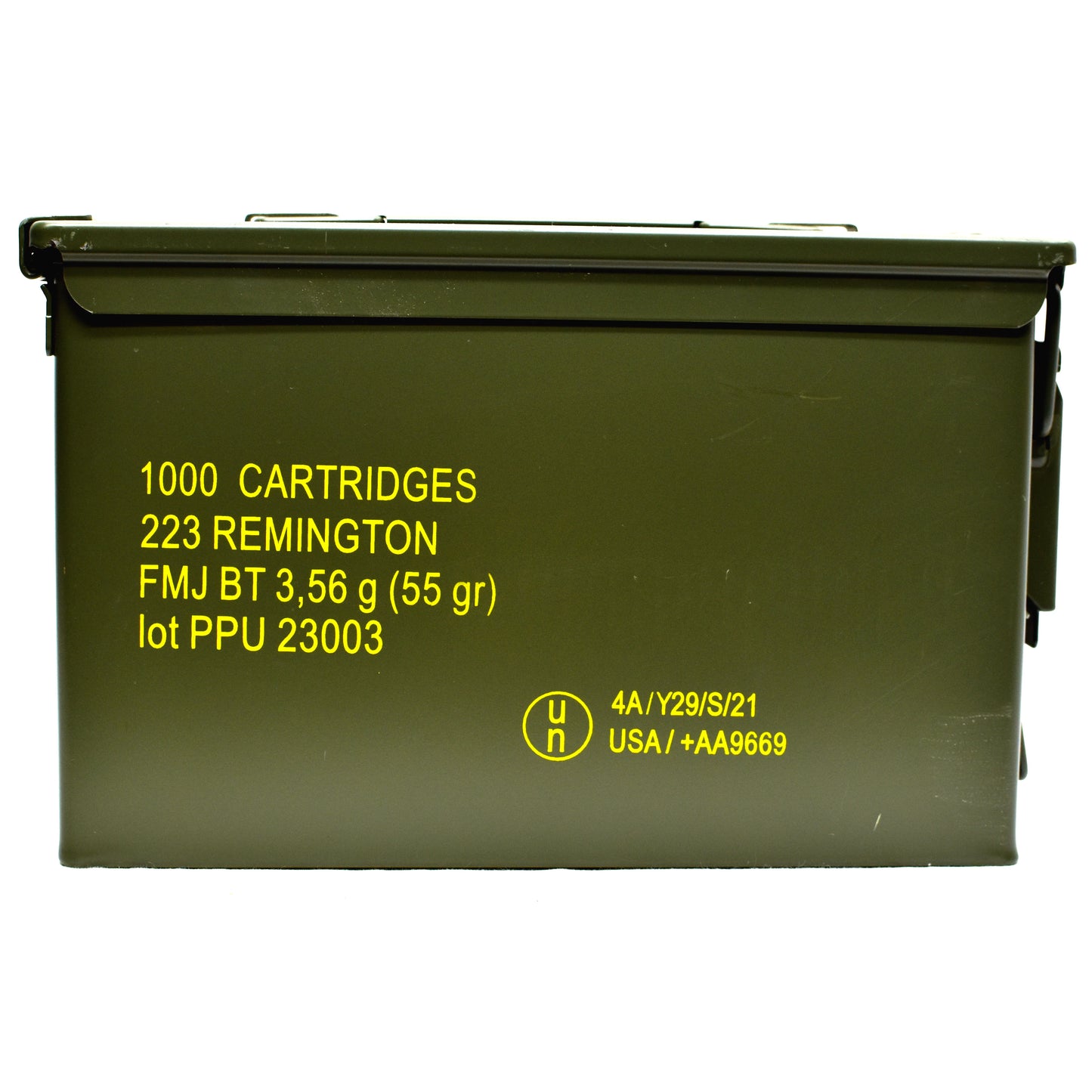 PRVI PPU .223 Rem 55Gr FMJ (Bulk 1000 Rounds, With ammo Box)