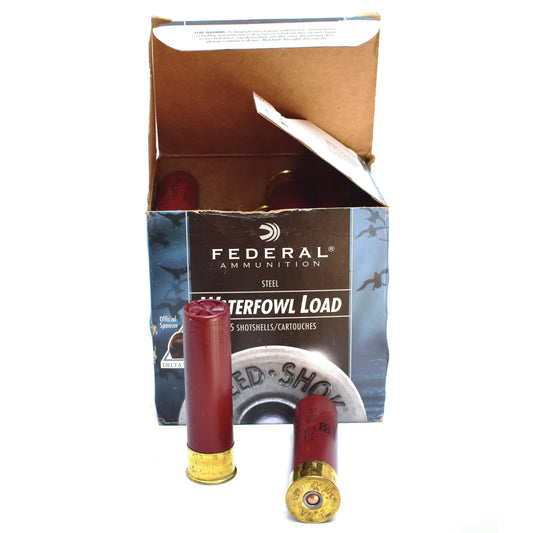 Federal Waterfowl, 12 Gauge, 3-1/2", BB Steel Shot, 1-3/8 oz. (25 rnds)