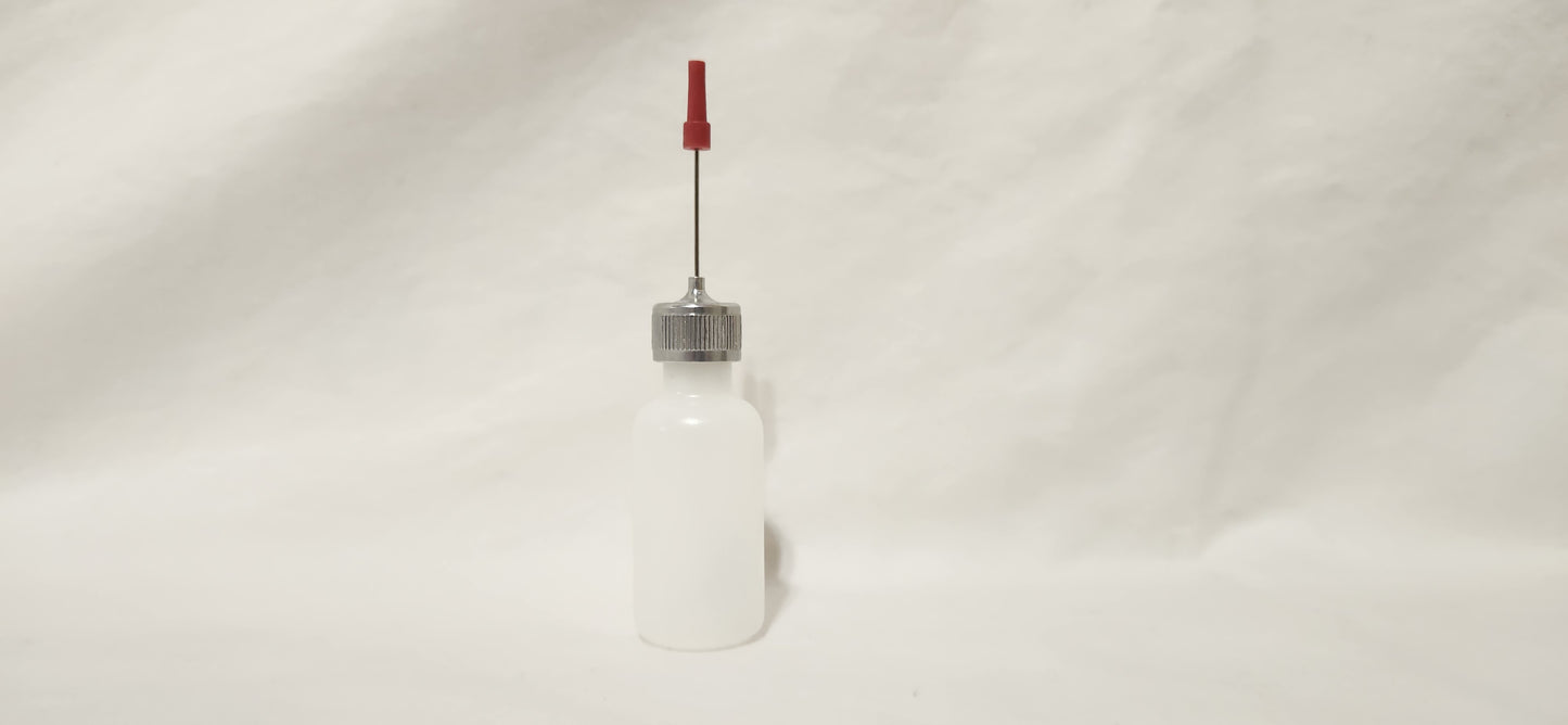 1oz. Needle Oiler - 1/2 oz. natural bottle