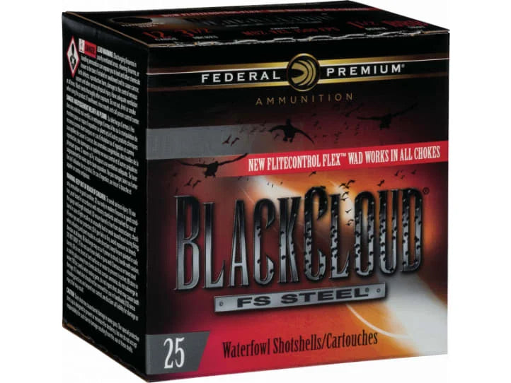 Federal Black Cloud FS Steel 12GA 3″ 1 1/4oz #2 Shot