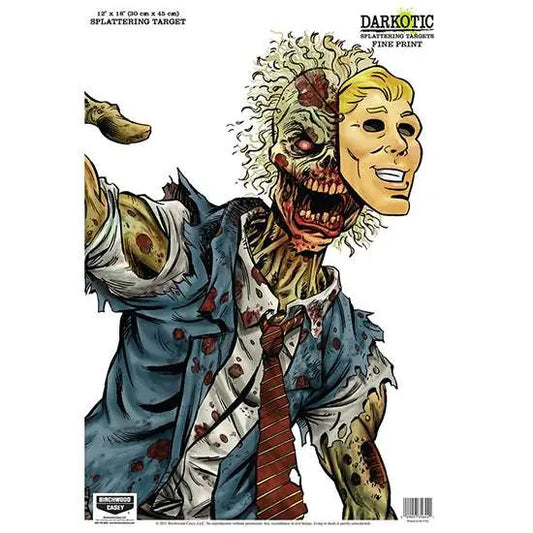 Birchwood Casey Humanoid Darkotic Zombie Lawyer Target 8PK